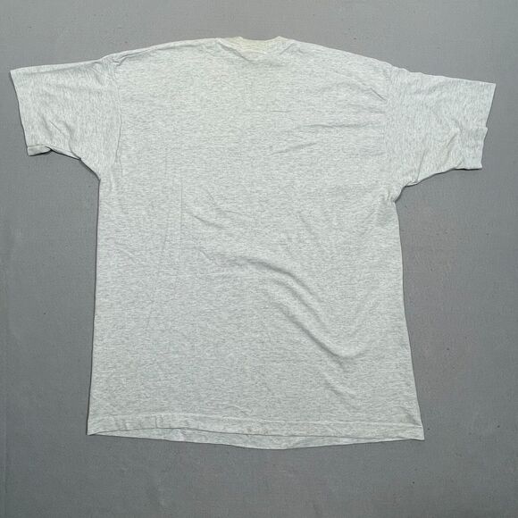 Vintage Czech Republic Shirt Adult XXL Made in USA Gray Tee Wiki Single Stitch - Picture 11 of 14